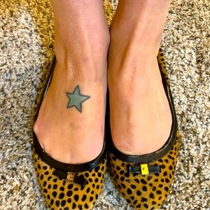 C Wonder leopard flats in size 9